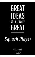 Calendar for Squash Players / Squash Player