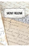 Saint Helena: Ruled Travel Diary Notebook or Journey Journal - Lined Trip Pocketbook for Men and Women with Lines