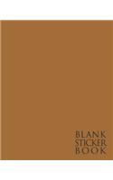 Blank Sticker Book