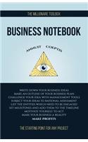 The Millionaire Toolbox: Business Notebook