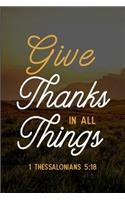 Give Thanks in All Things