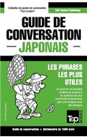 Guide de conversation Français-Japonais et dictionnaire concis de 1500 mots: (173 French Collection)