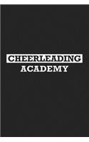 Cheerleading Academy: A 6x9 Inch Matte Softcover Journal Notebook with 120 Blank Lined Pages