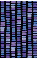 Journal Notebook Abstract Rectangles In Purple