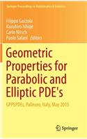 Geometric Properties for Parabolic and Elliptic Pde's