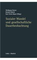 Sozialer Wandel Und Gesellschaftliche Dauerbeobachtung