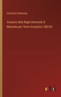 Annuario della Regia Università di Macerata per l'Anno Scolastico 1882-83
