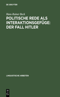 Politische Rede als Interaktionsgefüge