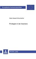 Privilegien in Der Insolvenz