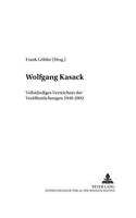 Wolfgang Kasack