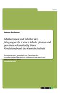 Schülerinnen und Schüler der Jahrgangsstufe 4 einer Schule planen und gestalten selbstständig ihren Abschlussabend der Grundschulzeit