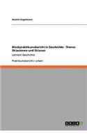 Blockpraktikumsbericht in Geschichte - Thema