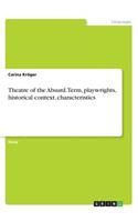 Theatre of the Absurd. Term, playwrights, historical context, characteristics