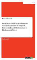 Die Systeme des Bolschewismus und Nationalsozialismus im Vergleich. Unterschiede und Ähnlichkeiten in Ideologie und Terror