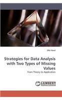 Strategies for Data Analysis with Two Types of Missing Values