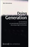 Doing Generation