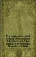 PROCEEDINGS OF A CALLED MEETING OF STOC