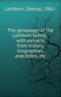 genealogy of the Lamborn family