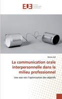 communication orale interpersonnelle dans le milieu professionnel