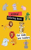 Animal Coloring Book for Kids & Toddlers