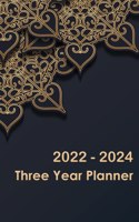 3 Year Monthly Planner 2022-2024