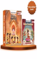 Shlokas and Mantras for kids | Illustrated Padded Board Book with Free Sticker Activity Book on Hindu Mythology | Mythology books for Children | Learn About India's Rich Culture and Tradition In Three Languages