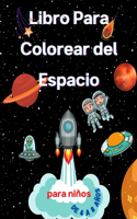 Libro para colorear del espacio para niños de 4 a 8 años
