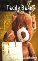 Teddy Bear 2021 Wall Calendar: Teddy Bear 2021 Calendar, 18 Months