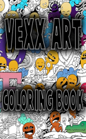 Vexx-Art Coloring Book: Stress Relieving Designs Animals, Doodles, Kawaii And So Much More: Coloring Book For Adults