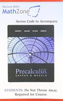Mathzone Student Access Card T/A Precalculus: Graphs and Models