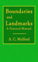 Boundaries and Landmarks - A Practical Manual