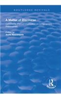 A Matter of Discourse