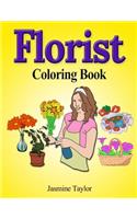 Florist Coloring Book