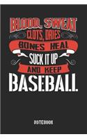 Blood clots sweat dries bones heal. Suck it up and keep Baseball