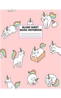 Blank Sheet Music Notebook
