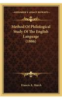 Method of Philological Study of the English Language (1886): (English)