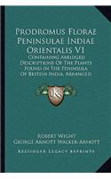 Prodromus Florae Peninsulae Indiae Orientalis V1