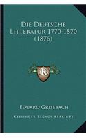 Deutsche Litteratur 1770-1870 (1876)