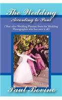 The Wedding According To Paul
