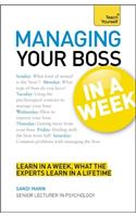 Managing Your Boss in a Week