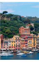 Beautiful Italy Portofino City Scenes 2-2, 150 Page Lined Journal