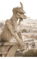 Cool Gargoyle on Notre Dame Cathedral in Paris France Journal