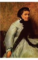 ''Portrait of a Lady in Grey'' by Edgar Degas - 1865: Journal (Blank / Lined)