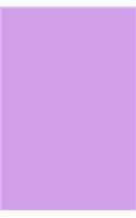 Journal Pale Lavender Color Simple Plain Lavender