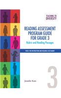 Reading Assessment Program Guide for Grade 3: Rubric and Reading Passages