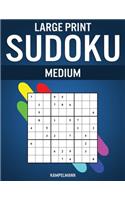 Large Print Sudoku Medium: 200 Large Print Medium Difficulty with Instructions, Pro Tips and Solutions