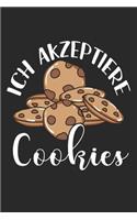 Keks notebook: A5 keks geschenk notizbuch