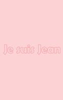 Je suis Jean: Avec une couverture Pink mate stylée / 15x22 Cm 100 Pages / Calendrier 2020