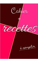 Cahier de recettes