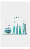 Tokyo Minimalist Travel Notebook [Lined] [6x9] [110 pages]